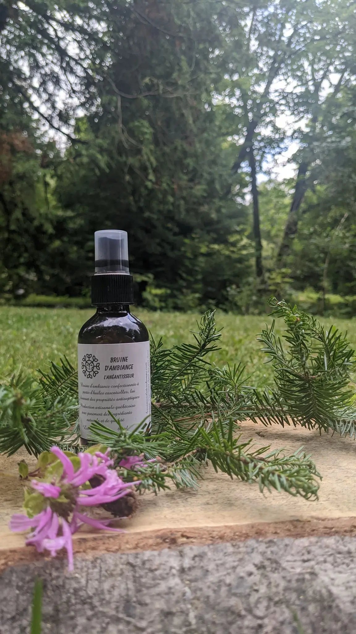 L'anéantisseur - Spray pour purifier l'air et les surfaces Les sens ciels des champs