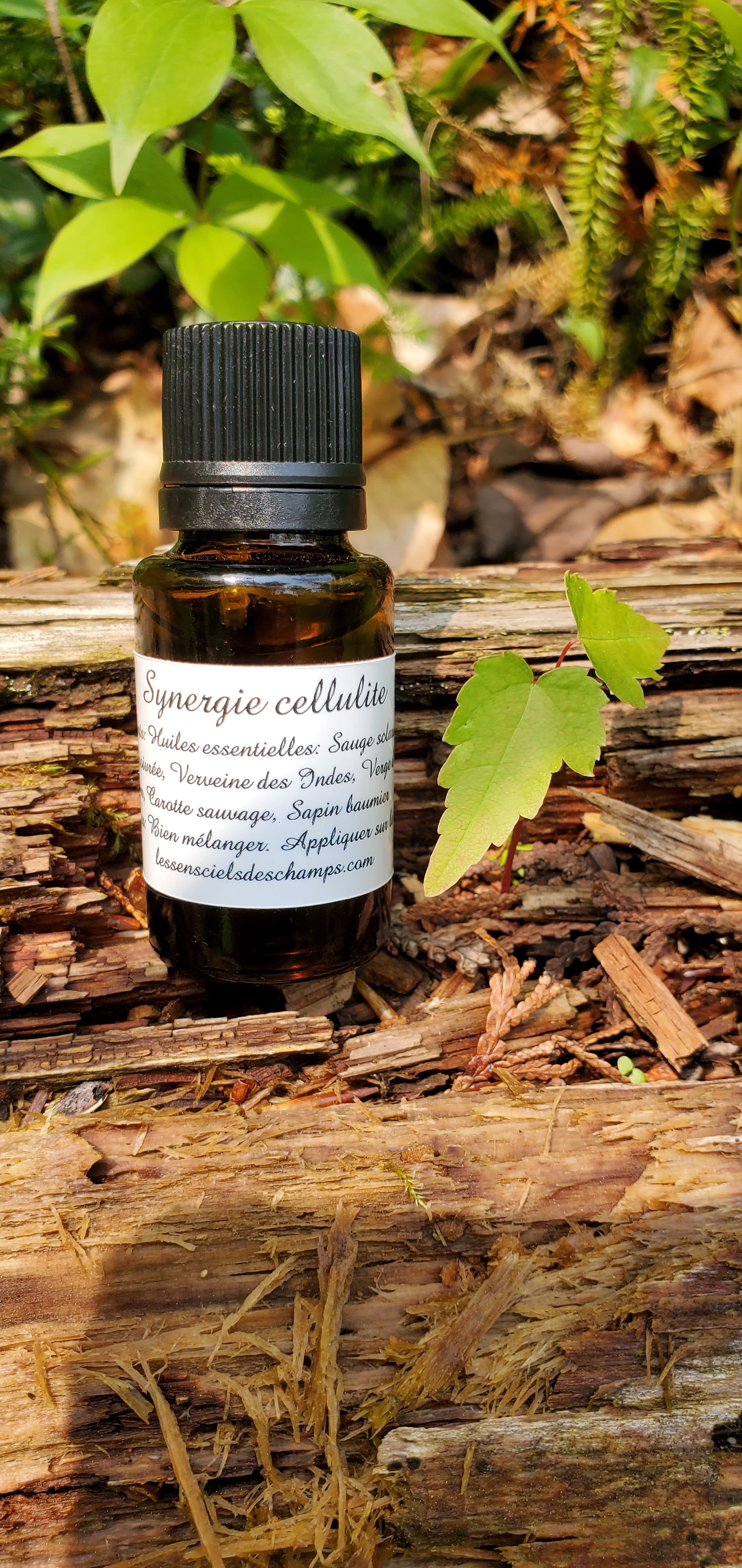 Synergie Cellulite (mélange d'huiles essentielles de qualité) Les sens ciels des champs