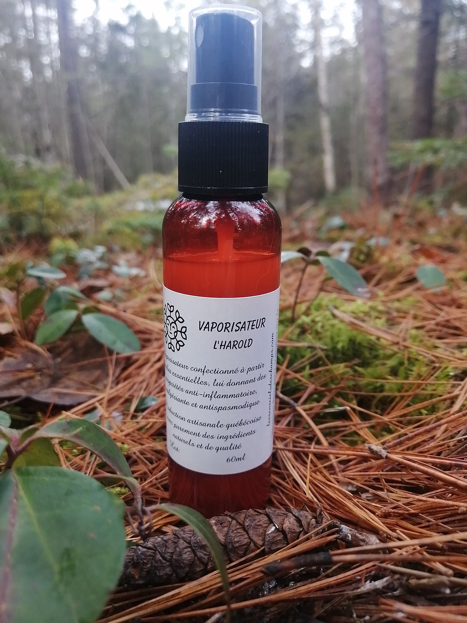 Le Harold - Spray concentré naturel pour apaiser les articulations et les muscles Les sens ciels des champs