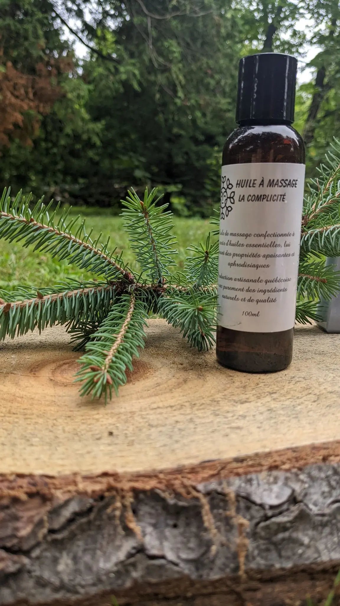 La Complicité - Huile à massage naturelle pour relaxer Les sens ciels des champs